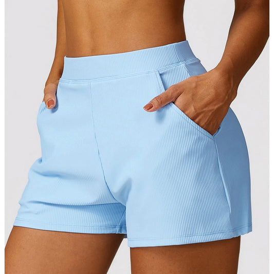 Comfy Ribbed Shorts